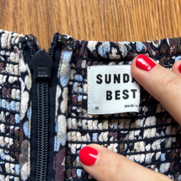 Aritzia Wilfred Floral Dress - Picture 3 of 3